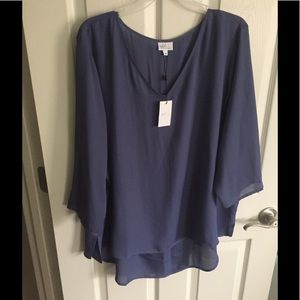 Blue high low top Landa Curve